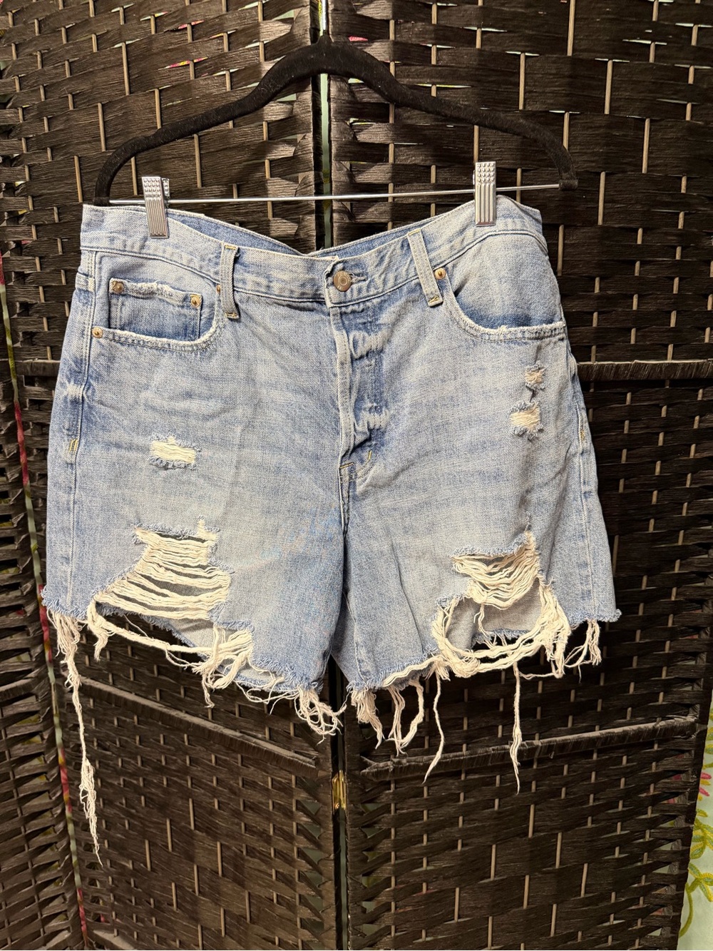 Pistola size 32 cut off jean shorts